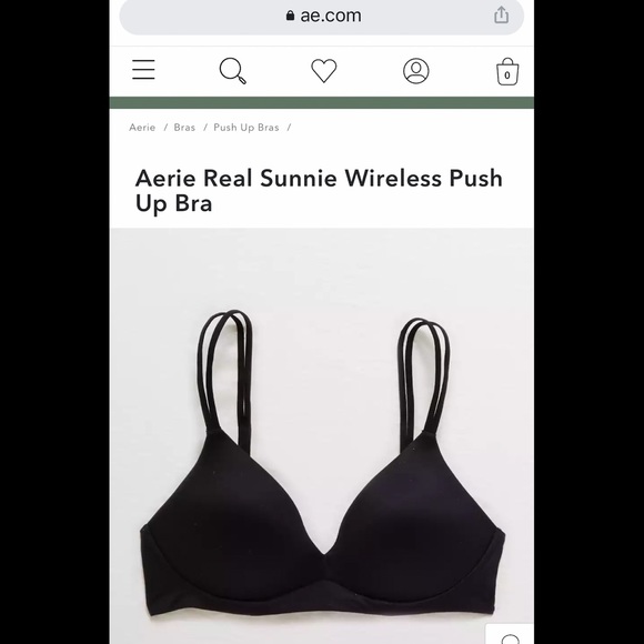Aerie Real Sunnie Wireless Push Up Bra - Picture 5 of 5